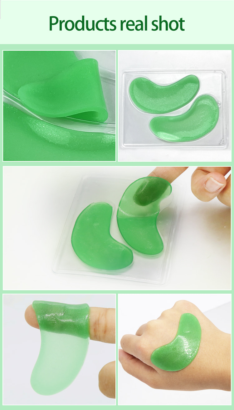 Máscara de olho de colágeno de aloe vera