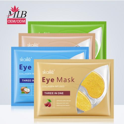 Máscara para os olhos de colágeno vegetal natural