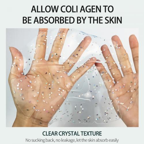 Máscara facial de colágeno de ácido hialurônico