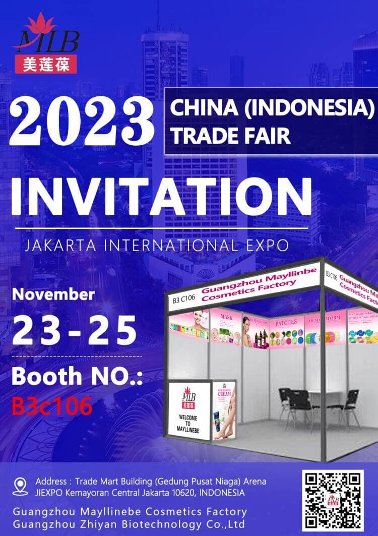 Mayllinebe participa de feira de cuidados com a pele - FEIRA COMERCIAL DA CHINA (INDONÉSIA)