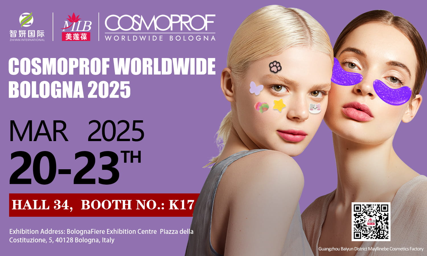 Mayllinebe participa do COSMOPROF WORLDWIDE BOLOGNA 2025